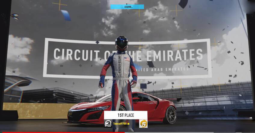 you won the track day